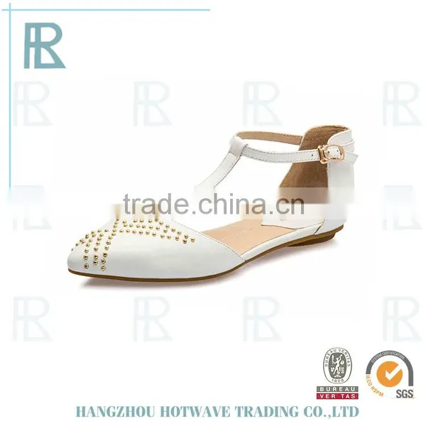 2016 New Design Ladies Rubber Soles Flat Shoes photo-2