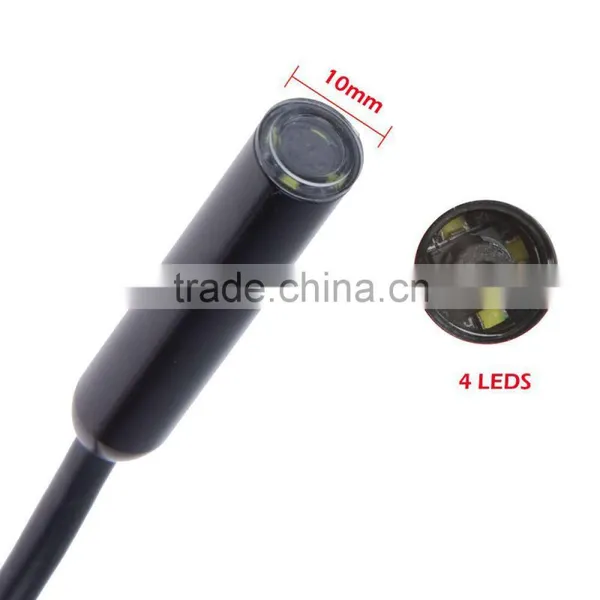 2M Cable Length Waterproof USB Endoscope Tube Snake Borescope Video Inspection Camera 2.0M HD 1080*720P With 4 LEDs 10mm Lens photo-5