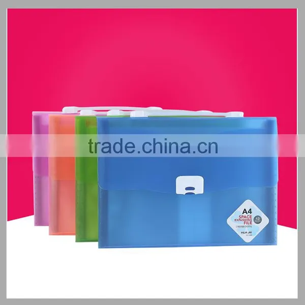 PP Expanding File Standard A4 Size Files Folder Carrying Case File Folder With Lock photo-2