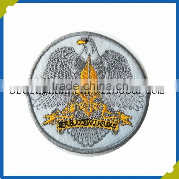 Custom Noon Cake Shape Plentiful Thrill of a Romance Embroidery Patches photo-4
