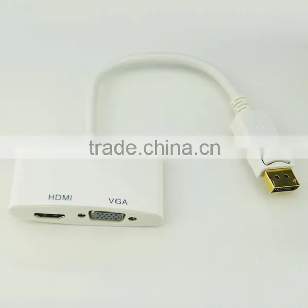 Wholesale Gold Plated dp to Hdmi Vga Adapter for Hdtv Monitor photo-5