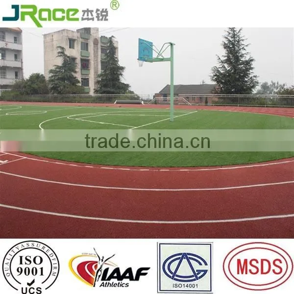 Sandwich Running Tracks System Synthetic Rubber Running Track Material photo-4