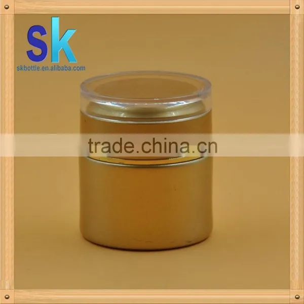 30g Glass Jar With Screw Top Lid and Gold Cap Bottle Packing for Cream