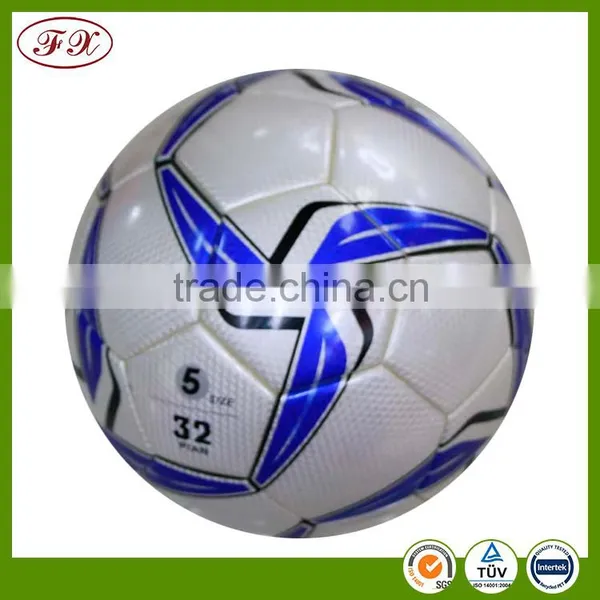 2016 Custom Logo TPU Leather Laminated Promotional Training Footballs Loyal photo-3