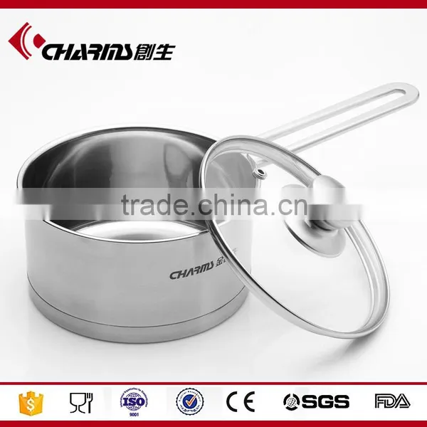 Small Single Handle Durable 304 Stainless Steel Milk Pot photo-3