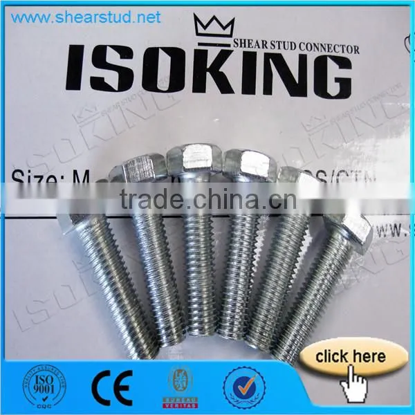 High Strength Hexagon Head Hex Bolts Nuts