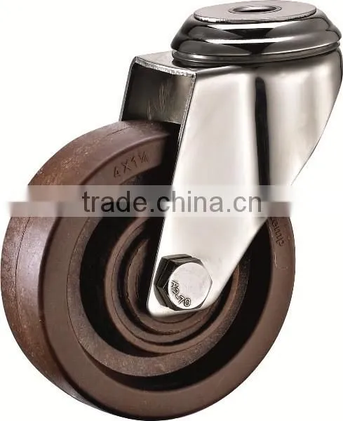Stainless Steel Top Plate Fork Casters photo-5