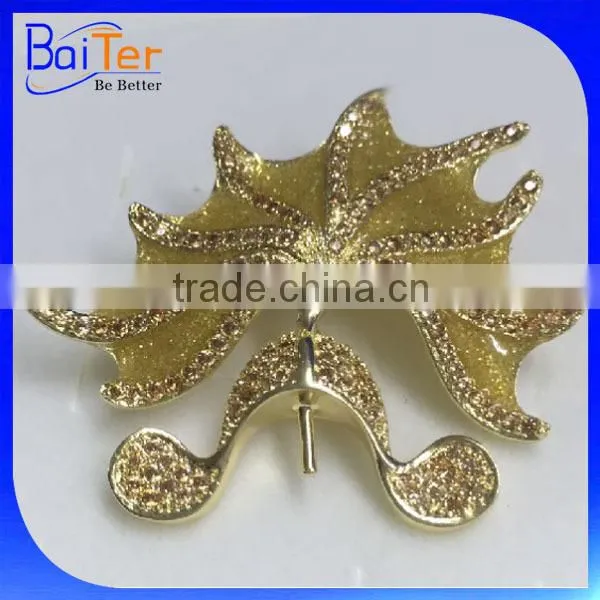 China Wholesale Custom Made Design Fashion Pearl Men'S Brooch photo-3