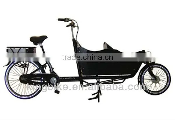 Two Front Wheel Steel Front Carrier Cargo Bike photo-4