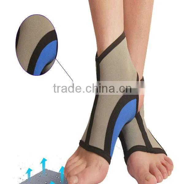 China Hebei Aofeite High Quality Elastic Hook Loop Ankle Strap Sandals photo-5