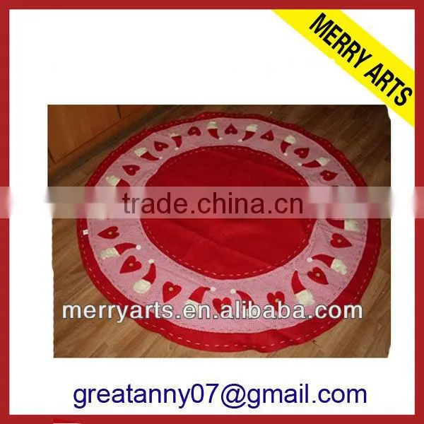 Yiwu China Wholesale Christmas Decoration Skirt 60 Rattan Christmas Tree Skirts