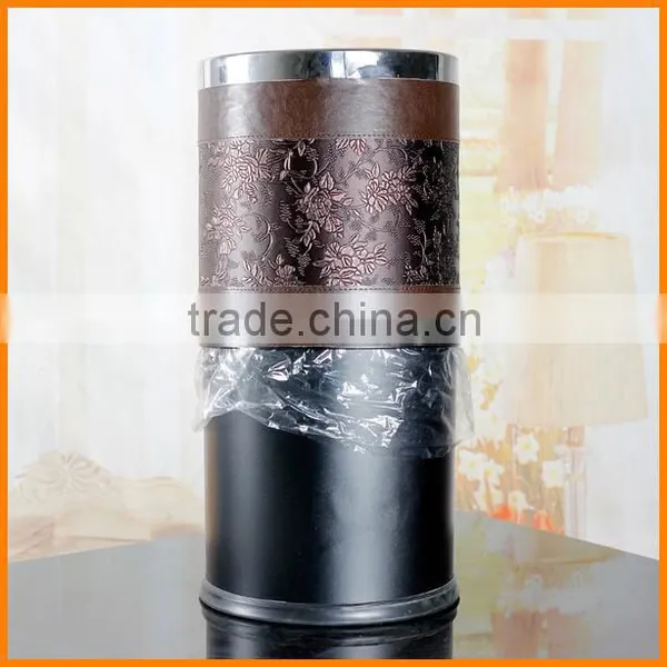European Creative Cortex Double Household Trash Fashion Retro Patterns Capless Living Room Bedroom Wastebasket / Barrel photo-4