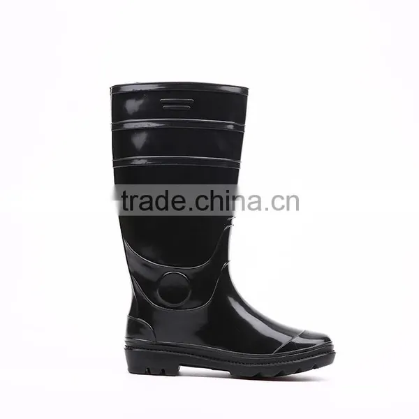 2016 Hot Selling Cheap Black Pvc Rain Boots Without Steel Toe, Cheap Plastic Pvc Rain Boots photo-5