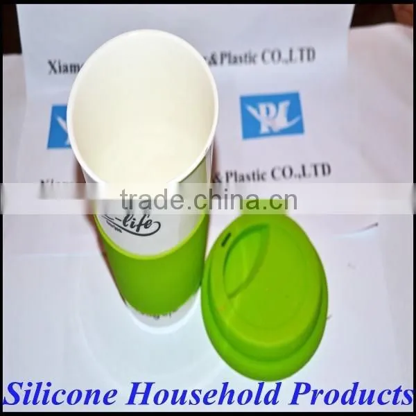 Ceramic Travel Coffee Mug Silicon Lid photo-6