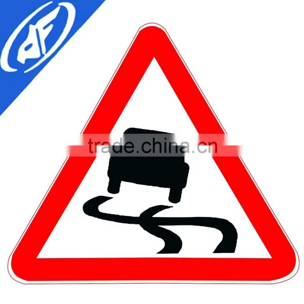 Reflective Adhesive Forbid Pedestrian Through Road Sign photo-2
