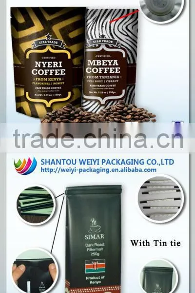 Coffee Bags With Valve Wholesale Packaging Bag
