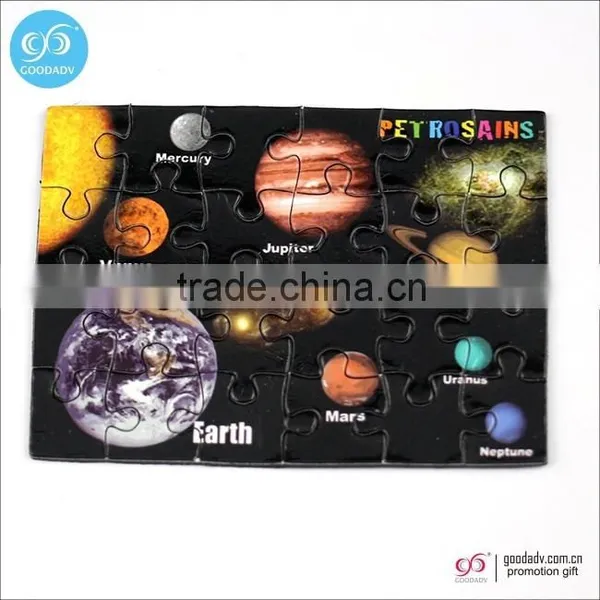 Custom Die Cutting Magnetic Puzzle Promotional Toy for Kids Mini Jigsaw Puzzle photo-2