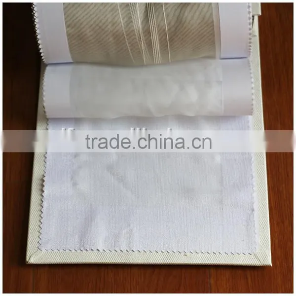 Fireproof Safe Material White Sheer Decoration Window Screen XJY 0286