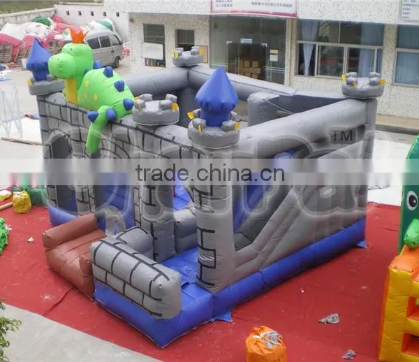 Commercial Inflatable Dinosaur Combo, Castle With Slide photo-2