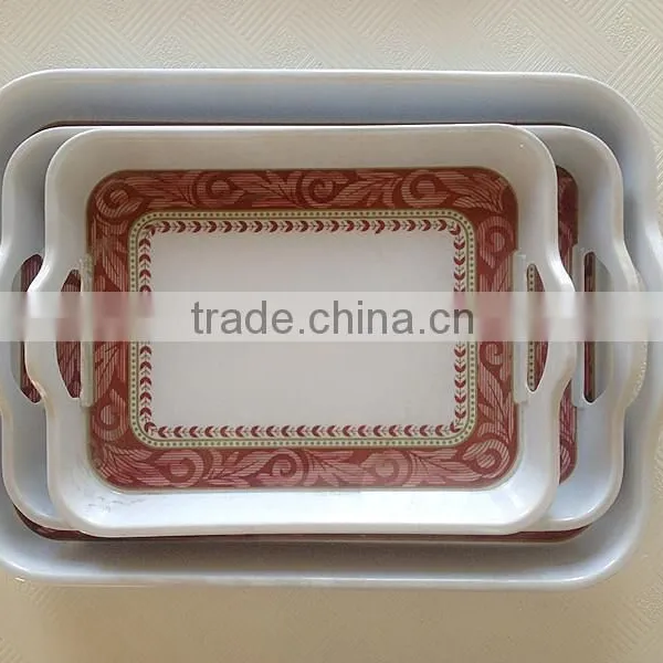 Rectangular Serving Tray Plastic Food Tray photo-3