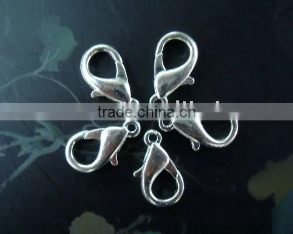 Nickel Plated Zinc Alloy Lobster Clasp