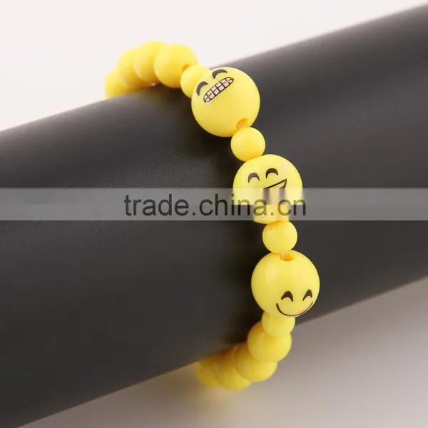 Whosale Fashion Friendship Mens Emoji Bead Bracelets photo-3