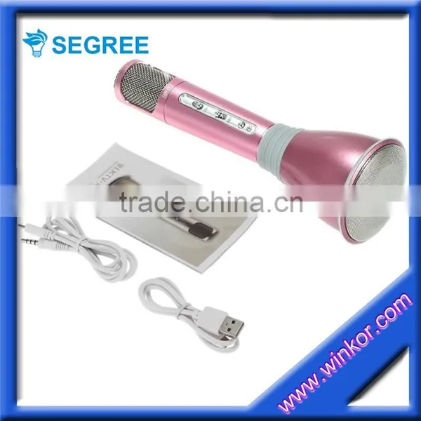 High Quality Q7 Wireless Bluetooth Microphones and Mini Karaoke Player