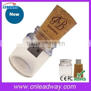 Could Put Anything You Want Inside Bottle Usb,best Quality Glass Bottle Usb Flash Stick,full Capacity Cork Usb photo-3