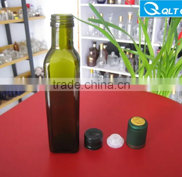 High Quality Wholesale 250ml Olive Oil Glass Bottle