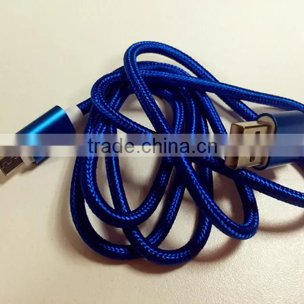 New Design Micro USB Data Charging Cable For Android USB Cord Braided Nylon Data Cable