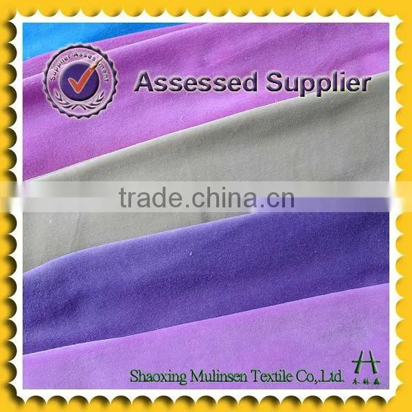 Polyester Knitted Printed Fabric Velvet Dyeing Fabric