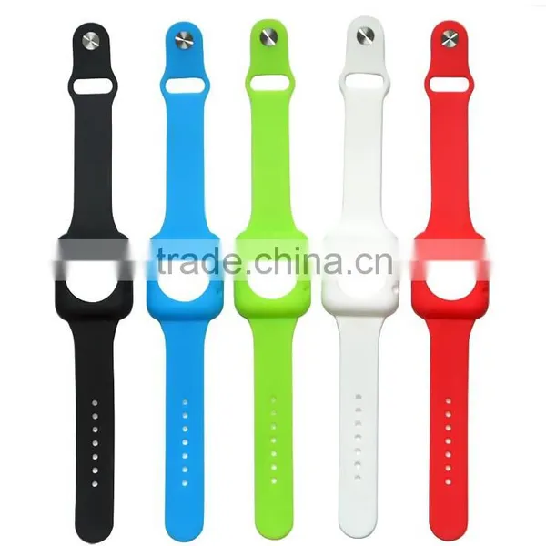 Replacement Rubber Watch Band Watch Strap Belt Adjustment Bracelet With Built-in Watch Frame Cover for Apple Watch photo-6