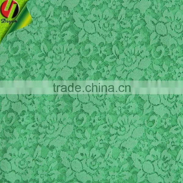 Dress Fabric for Women 8054 Polyester Spandex Lace Fabric photo-2
