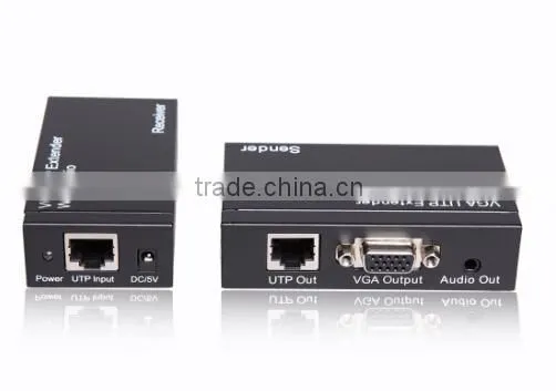 VGA Extender Video Audio CAT5 VGA to UTP Extender photo-3