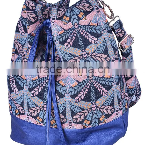 Latest Fashion Large Capacity Canvas Bucket Bag