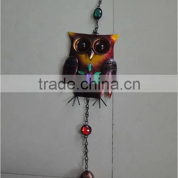 Wall Iron Owl Clock Decor photo-3