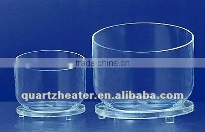 2013 quartz Fused Silica Crucible,Semi-transparent quartz glass crucible