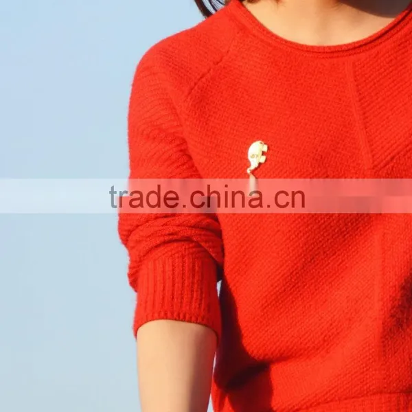 Wholesale Aolly Elephant Shape Animal Brooch Pin photo-3