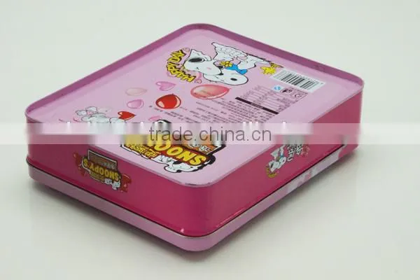 Snoopy Cartoon Candy Chocolate Gift Tin Metal Box for Kids photo-4
