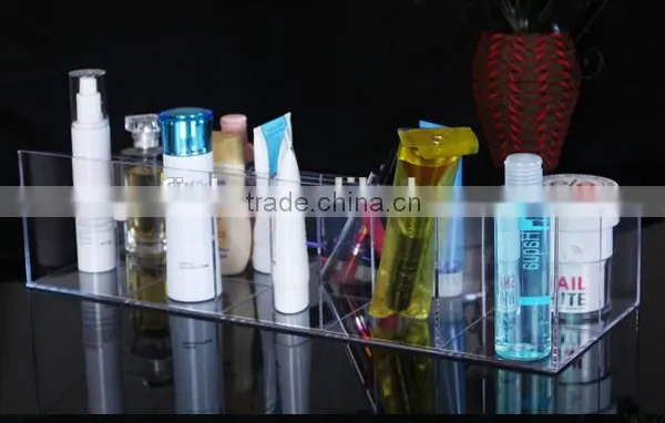 With Grid Acrylic Cosmetic Display Organizer photo-2