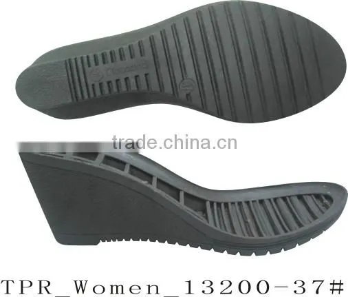 TPR Sole for Women's Wedge Shoe