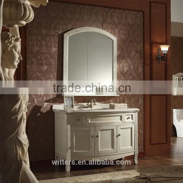 2016 Latest Design Modern European White Luxury Bathroom Cabinet Furniture WTS1610B photo-6