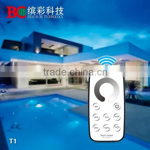 T1+R4 Single Color Dimming Controller Touch Remote Led Touch Dimmer Dc12V-24V photo-2