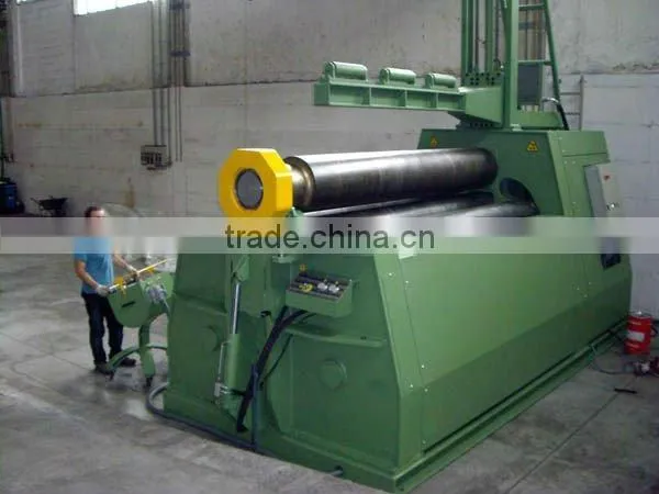 4 Roller Steel Plate Bending Machine 45 mm Thickness 3000 mm Width