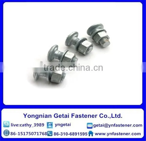 Hot Dip Galvanized Guardrail Bolt With Nut and Washer / Fence Bolt photo-4