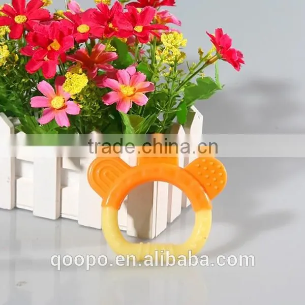 100% Food Grade Bpa Free Soft Silicone Colorful Baby Giraffe Teether photo-4