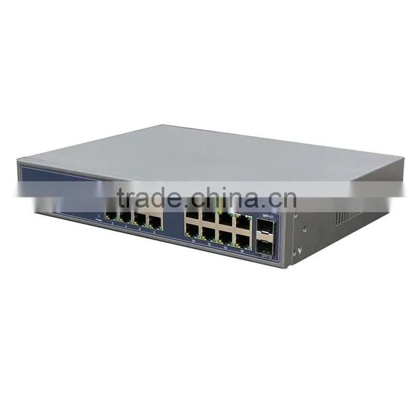 2 Port SFP + 16 Port 10/100Mbps Rack-mount Fiber Switch photo-2