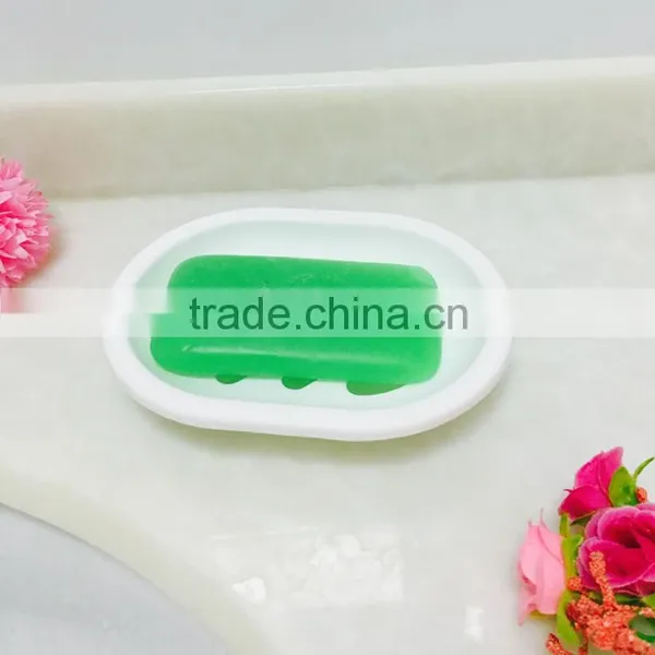 White Platsic Cheap Promotional Soap Dish photo-3