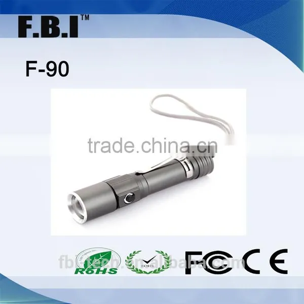 Small Portable Aluminum Alloy Led Flashlight 240 Lumens for Outdoor