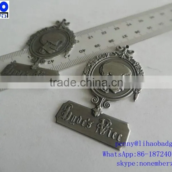 Customized Logo Engraved Metal Name Tag photo-3